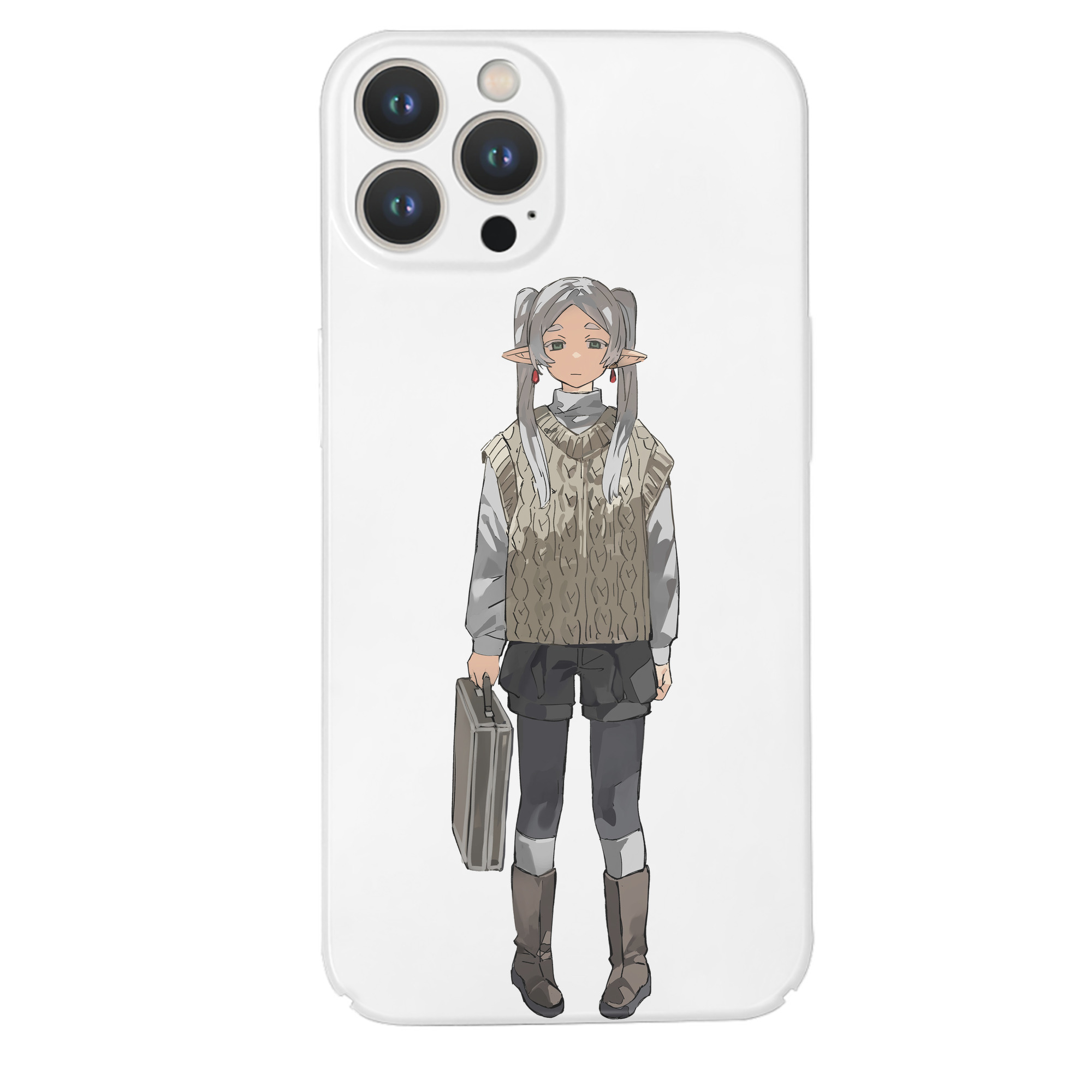 （画像用） 葬送のフリーレン Frieren 【iPhone 14シリーズ対応】ハードケース
